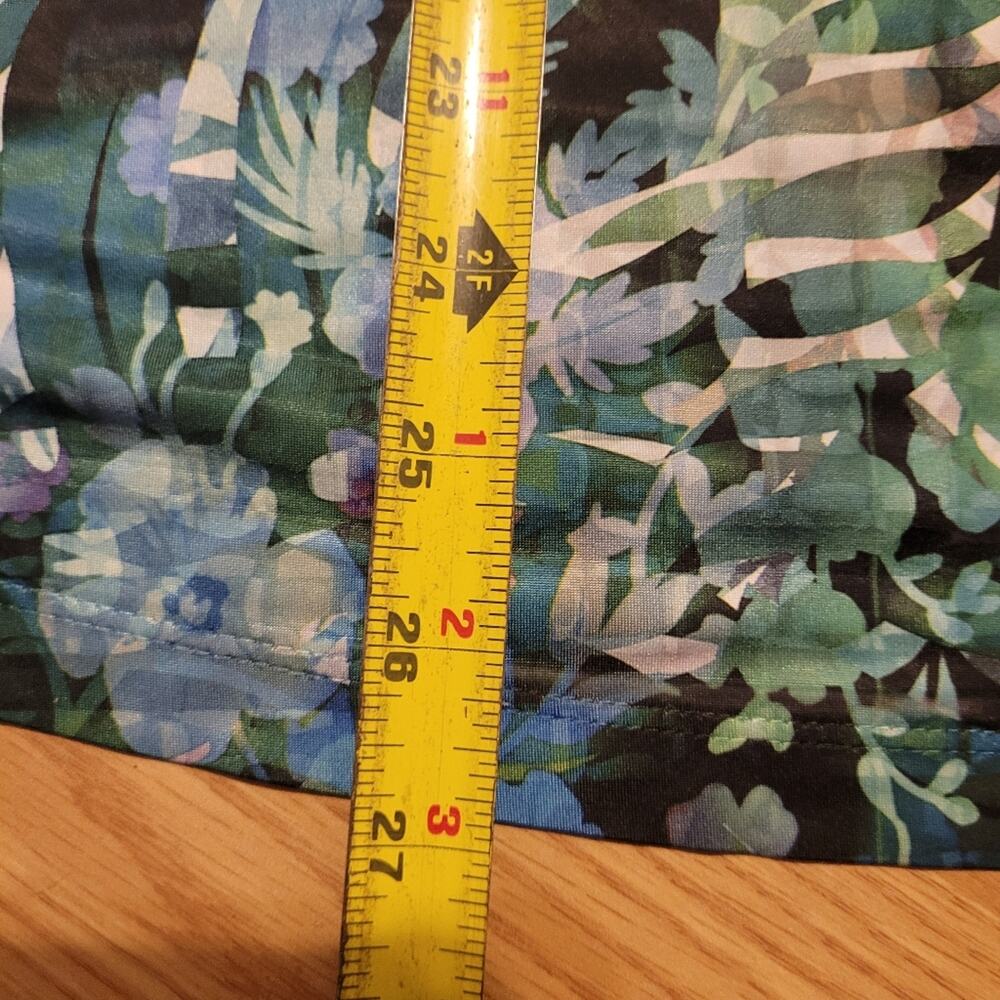 Womens Y2k Apt 9 Rhinestone Semi Sheer Purple/Gre… - image 3